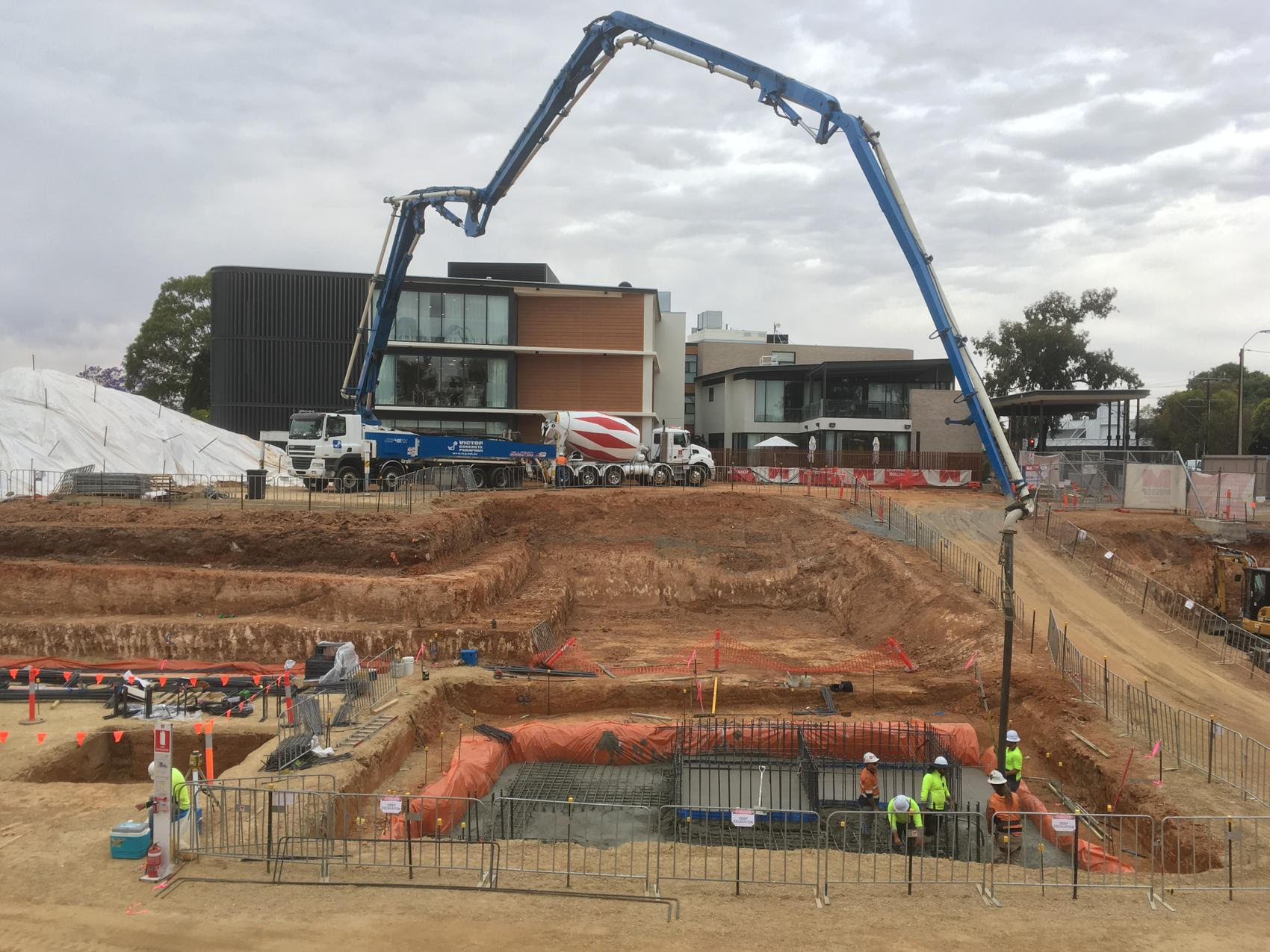 Pace Concrete Kooyonga Golf Club Construction Site